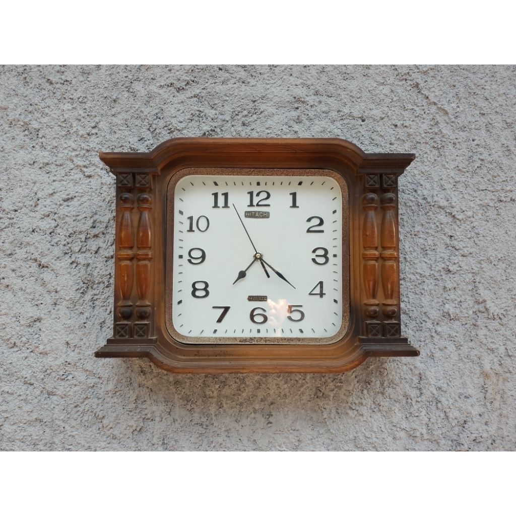 Jam Dinding Hitachi Lawas Jadul Antik Vintage
