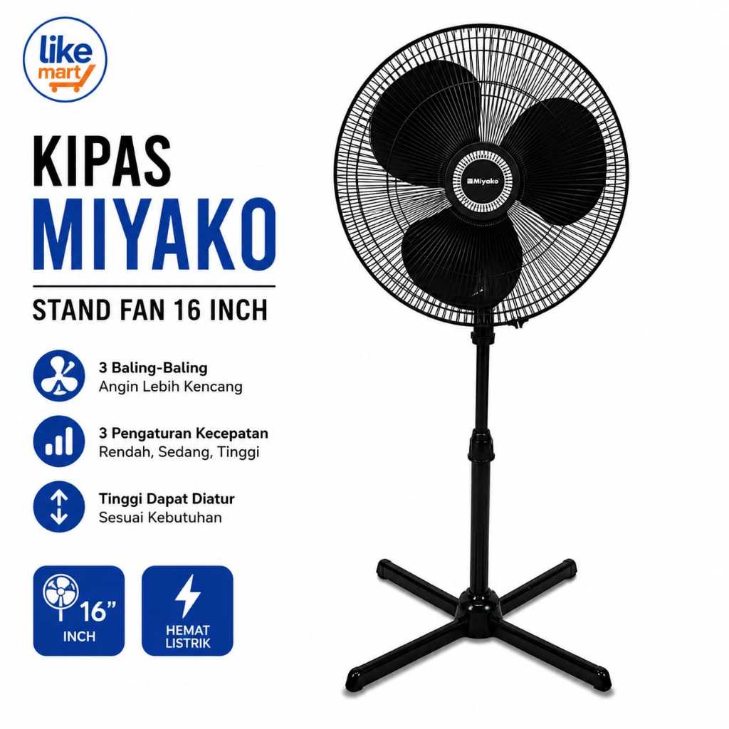 Miyako Kipas angin berdiri