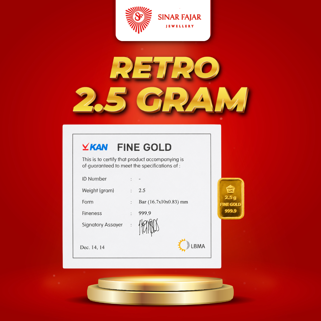 LOGAM MULIA ANTAM RETRO 2.5 GRAM KEMASAN LAMA KADAR 99.99%