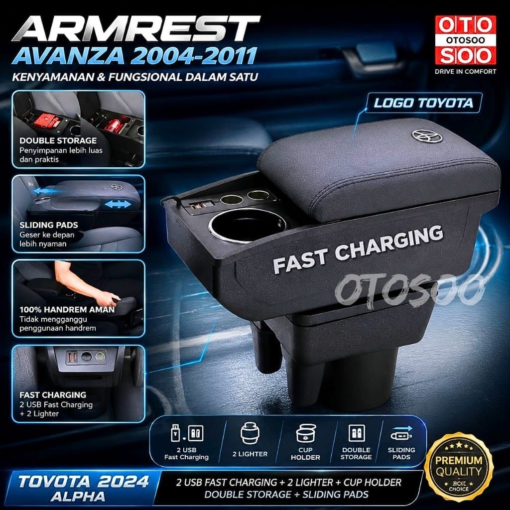 ARMREST AVANZA XENIA 2004-2011-armrest Console box Avanza Xenia 2004-2011- Otosoo indonesia