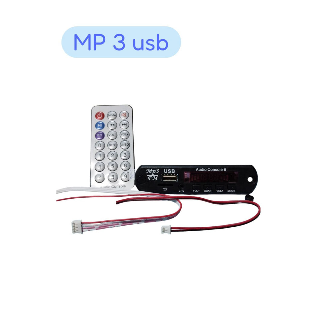 MP3 Bluetooth Decoder Board USB FM Audio Player Modul Speaker Aktif
