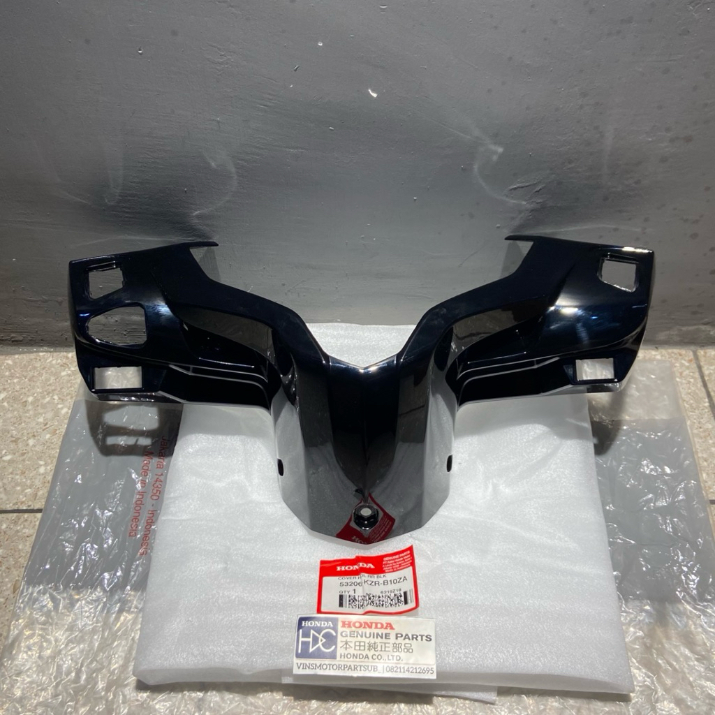 53206 KZR B10ZA COVER BATOK BELAKANG SPEEDOMETER VARIO 125 FI OLD LAMA KZR ISS IDLING STOP HITAM ORI