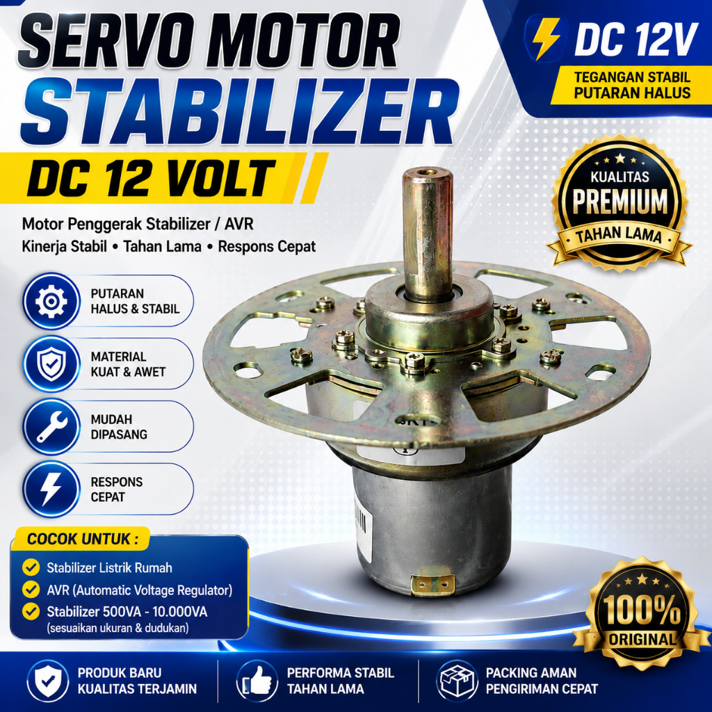 SERVO MOTOR STABILIZER - GEARBOX STABILIZER - gear motor stabilizer