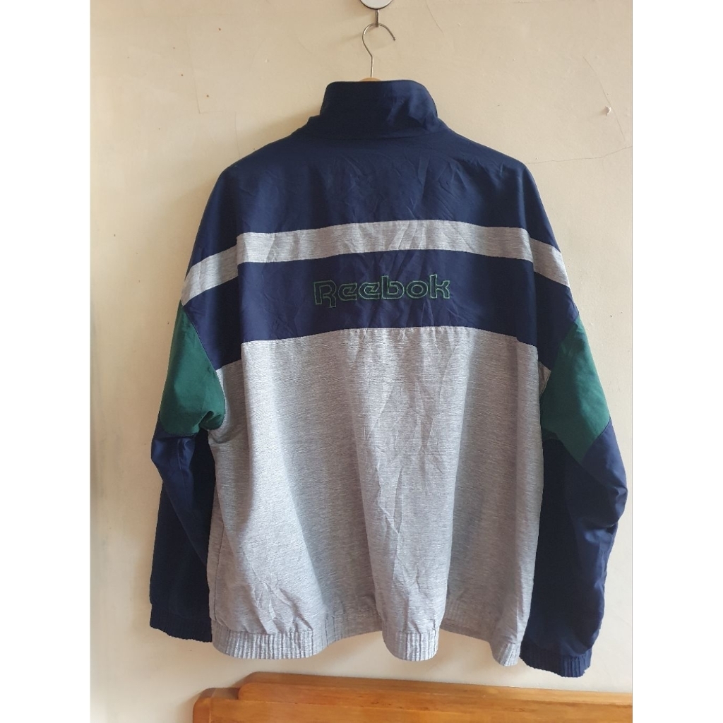 Vintage reebok windbreaker jacket