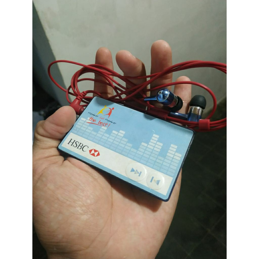 Vintage Mini FM Radio Jadul+Headset