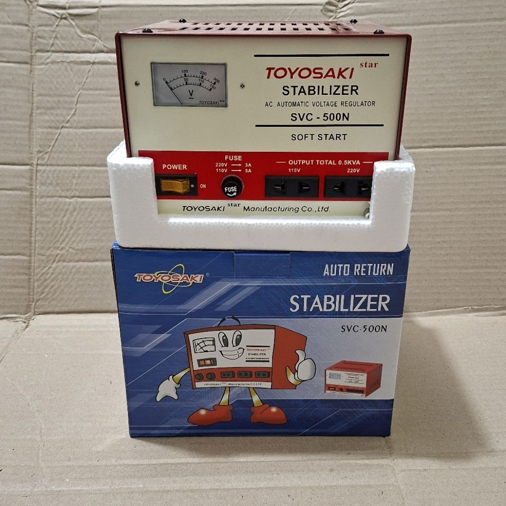 Toyosaki Stabilizer Automatic Voltage Regulator SVC 500N SVC 1000N