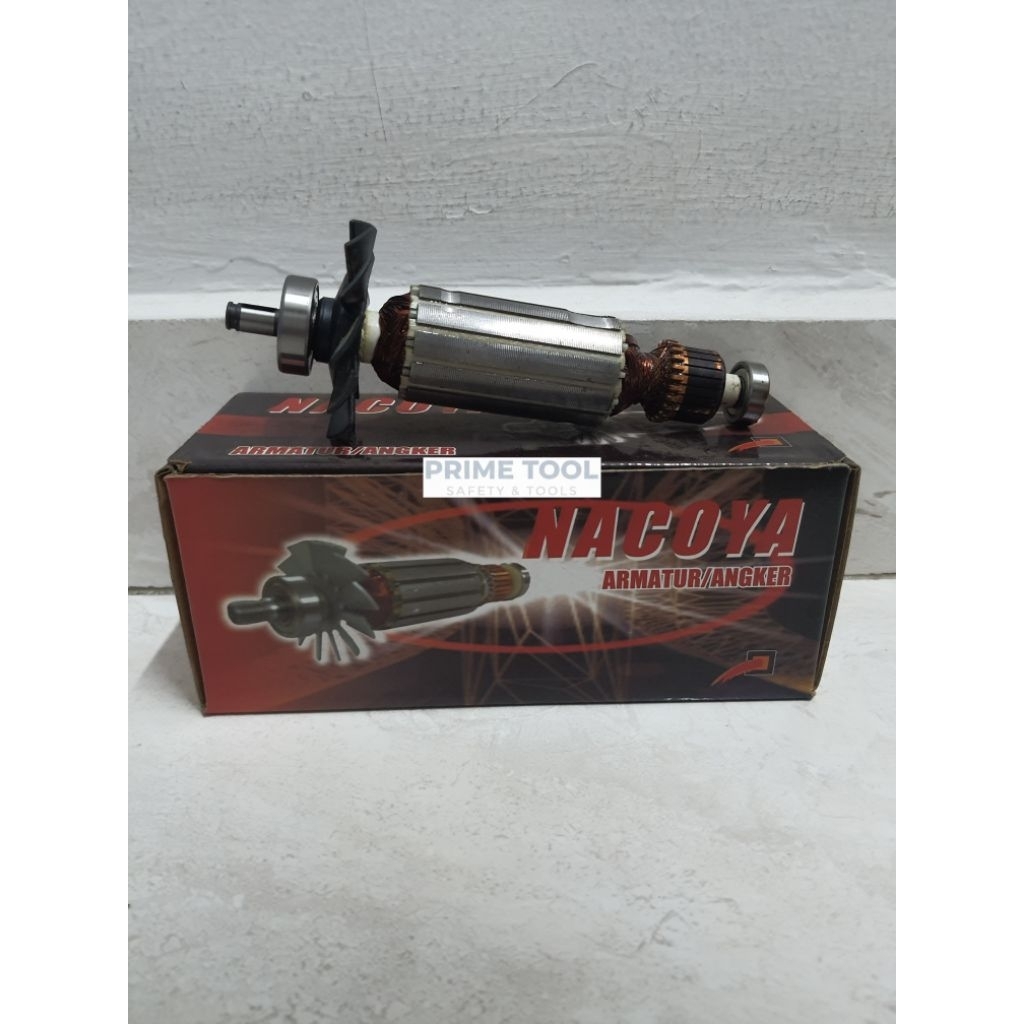 NACOYA MT954 Armature Angker Rotor Spare Part Mesin Gerinda / Disc Grinder MT954