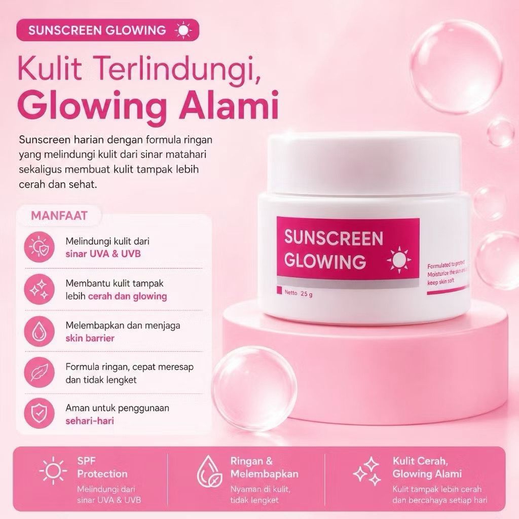 Sunscreen Glowing DRW Skincarew