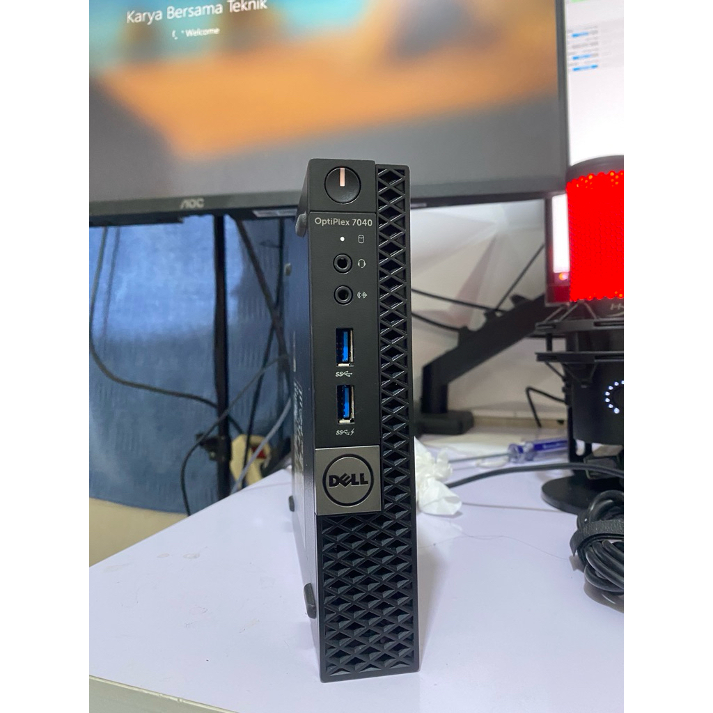 MINI PC DELL Optiplex 7040 Intel Core i5 6500T - RAM 8GB DDR4 -SSD 128GB BEKAS NORMAL BERGARANSI