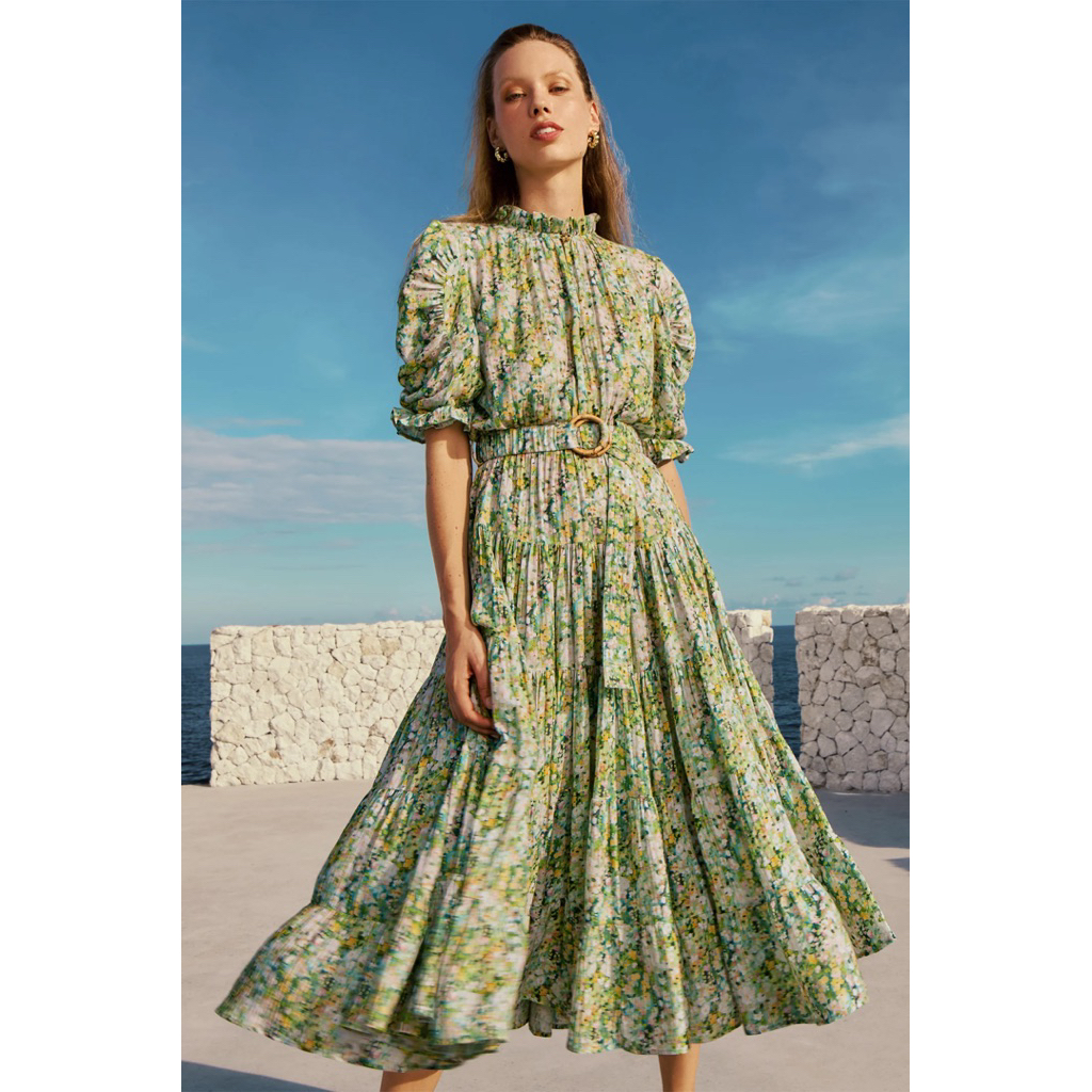 THE STORY OF VICKIE MIDI DRESS FLEUR