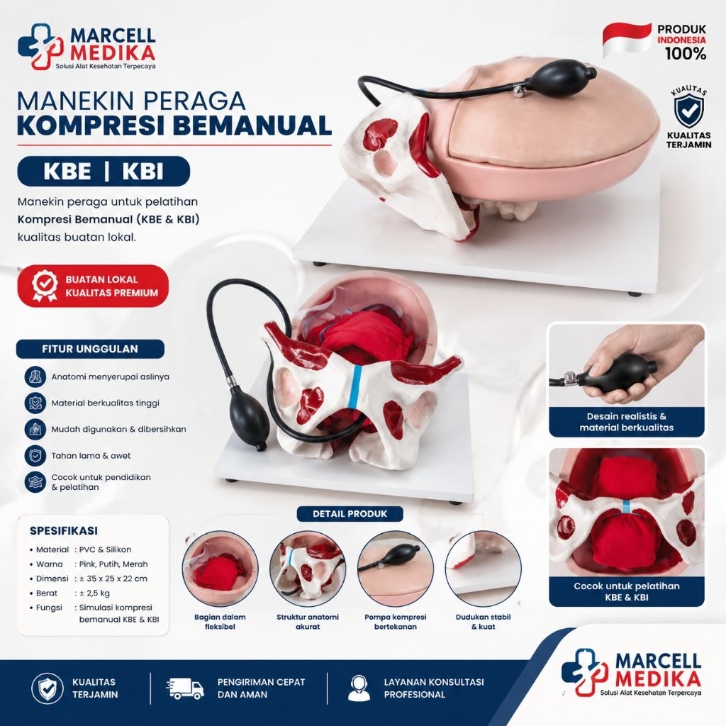 PHANTOM MANEKI BIMANUAL KBE-KBI / MANIKIN PERAGA KOMPRESI BE MANUAL KBE KBI