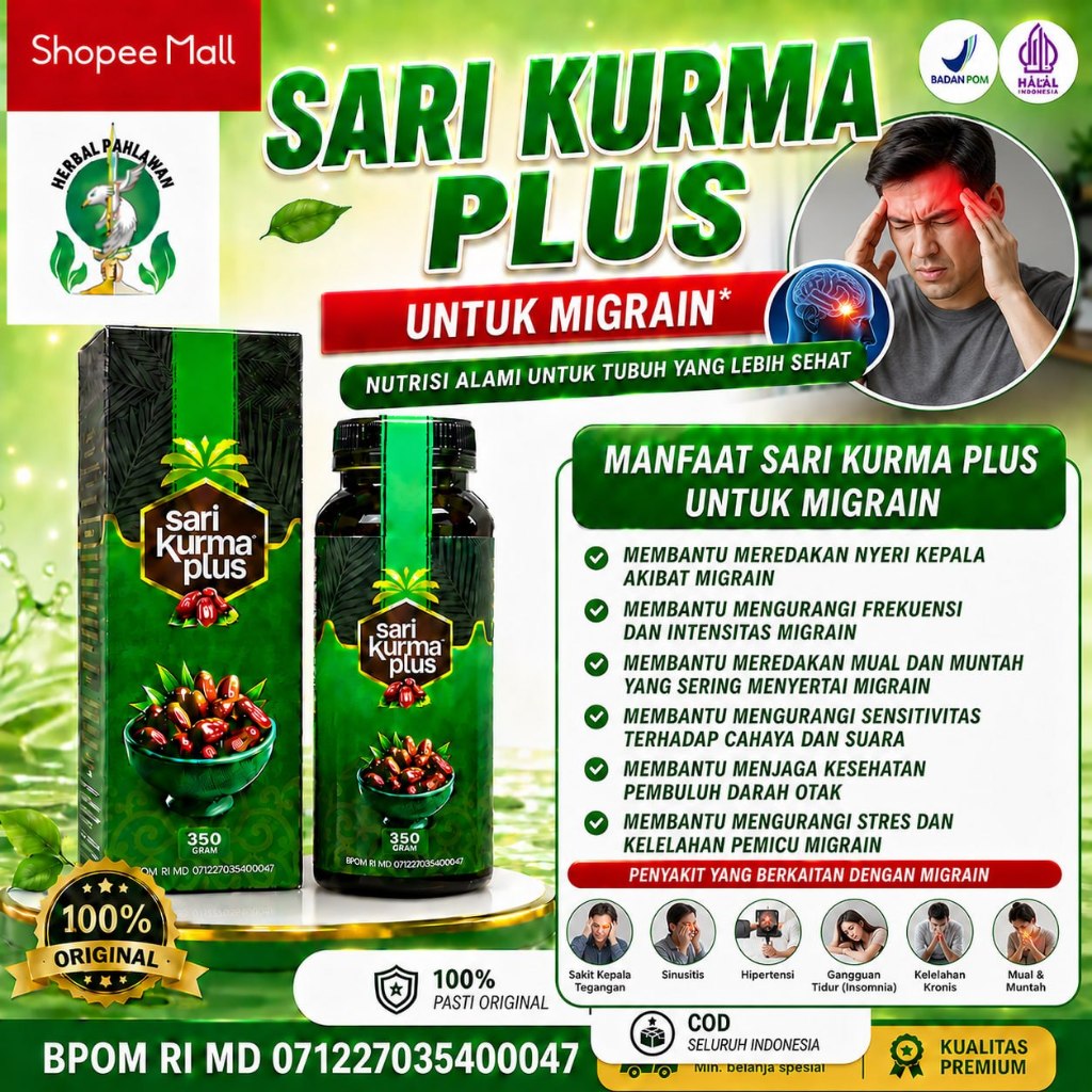 Obat Herbal Migrain, Meredakan Nyeri Kepala Akibat Migrain, Mengurangi Frekuensi Dan Intensitas Migr