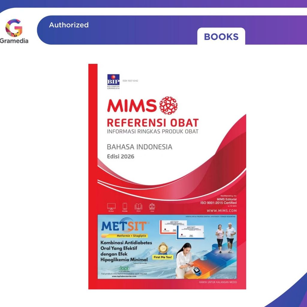 Gramedia Pekanbaru - MIMS REFERENSI OBAT BAHASA INDONESIA EDISI 2026