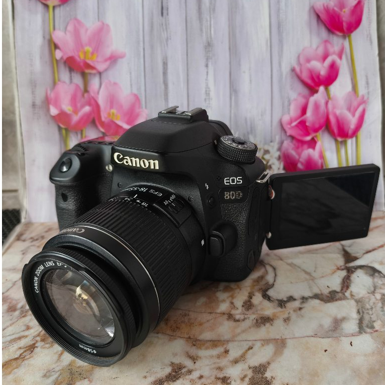 Kamera DSLR Canon EOS 80D Fullset not 90d 5diii 5div 6d 6dii 9d 900d rp r6 r8 r5