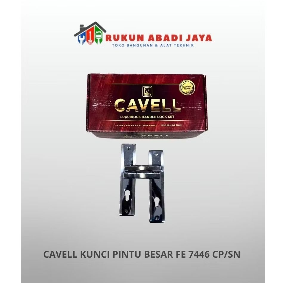 CAVELL Kunci Pintu Besar FE 7446 CP/SN