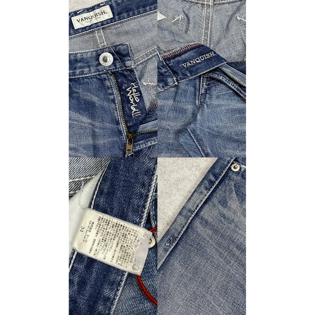 Celana Denim Pria by Vanquish Japan Splatter
