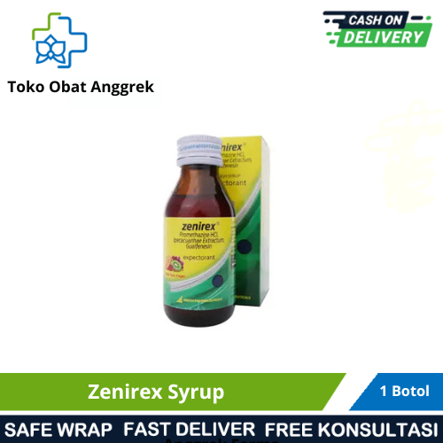 ZENIREX SIRUP/OBAT BATUK FLU DEWASA ANAK/OBAT BATUK BERDAHAK DAN FLU