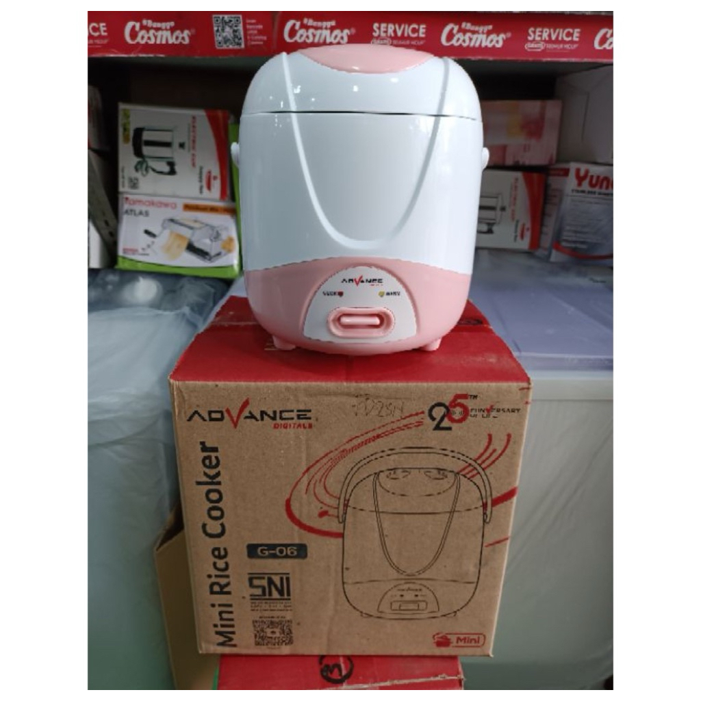 ADVANCE RICE COOKER TRAVEL G06 - MAGIC COM MINI ADVANCE 0.6 LITER - MEJIK KOM MURAH - MAGIC COM KECI