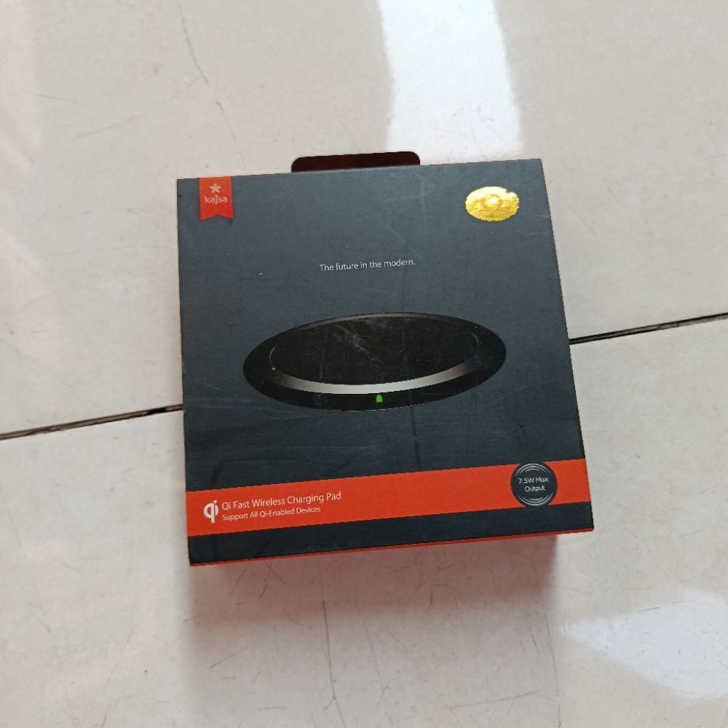 BEKAS DISPLAY KAJSA W6 Qi FAST WIRELESS CHARGER WHITE
