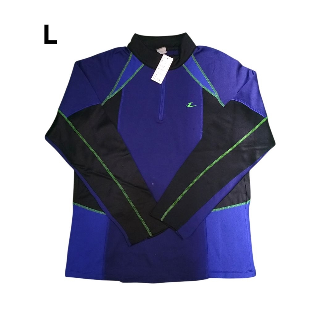 Lecaf size L baselayer outdoor second inner pollar tebal kaos gunung bekas baju half zip sweater