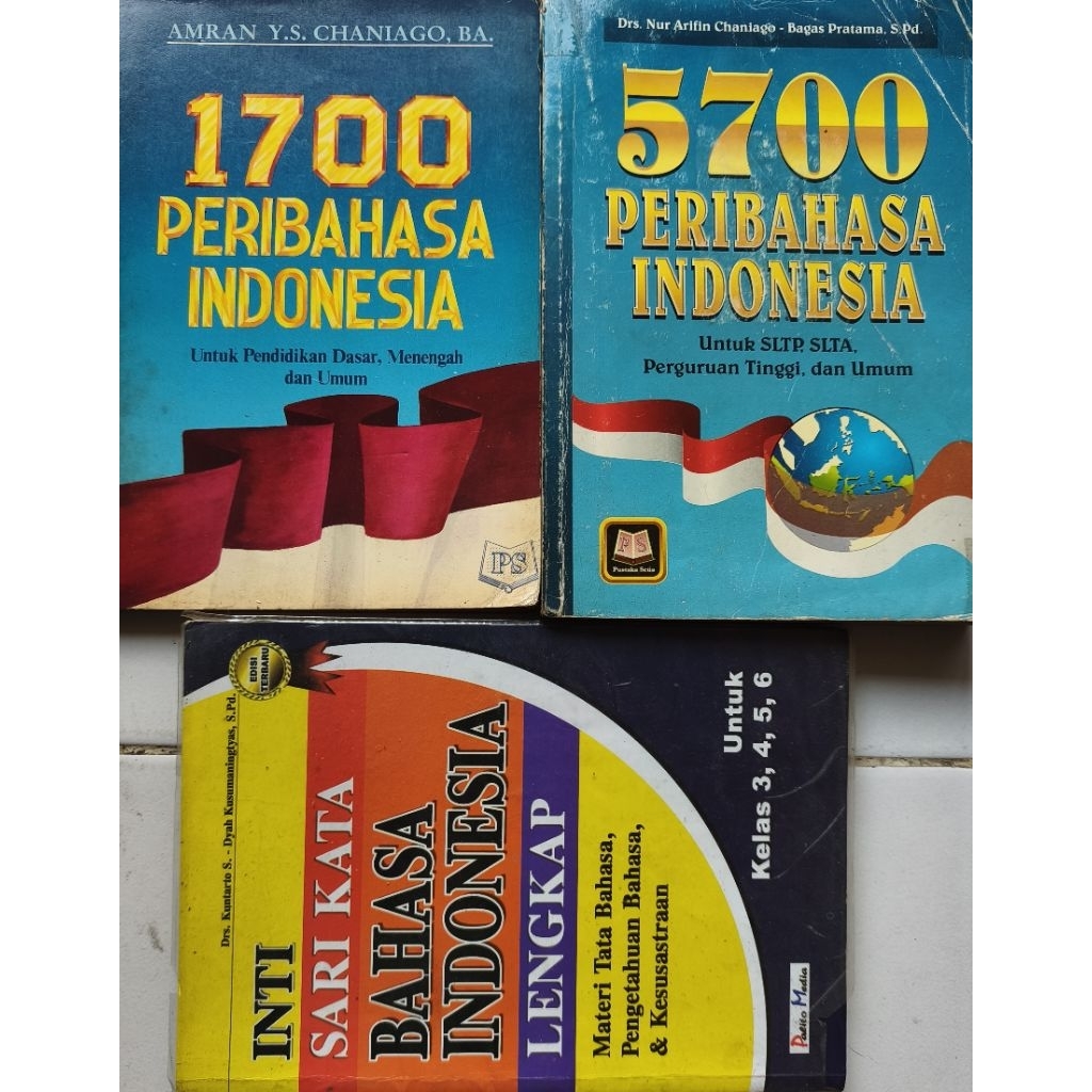 KAMUS 1700 PERIBAHASA INDONESIA 5700 PERIBAHASA INDONESIA CAMPUR JUDUL BEKAS ORIGINAL