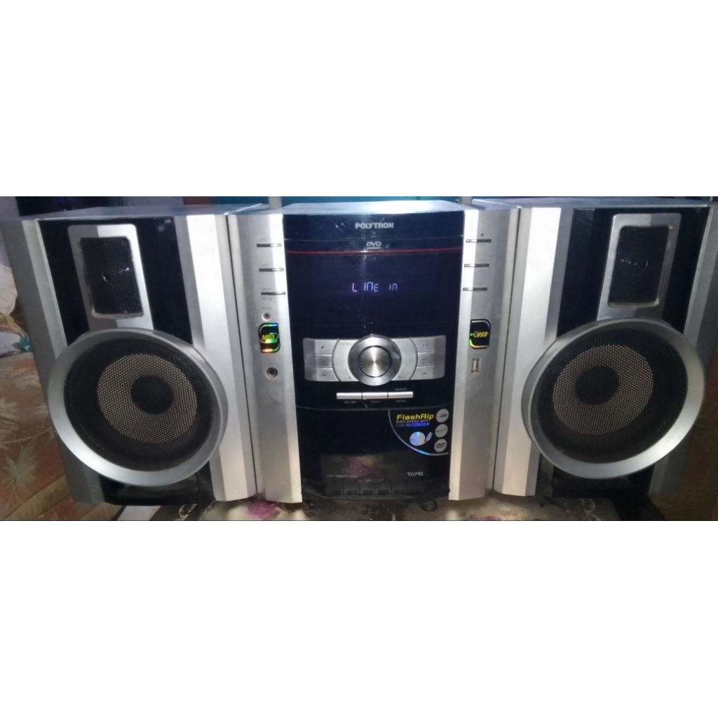 DVD Compo HiFi Polytron type GD928 fungsi normal semua