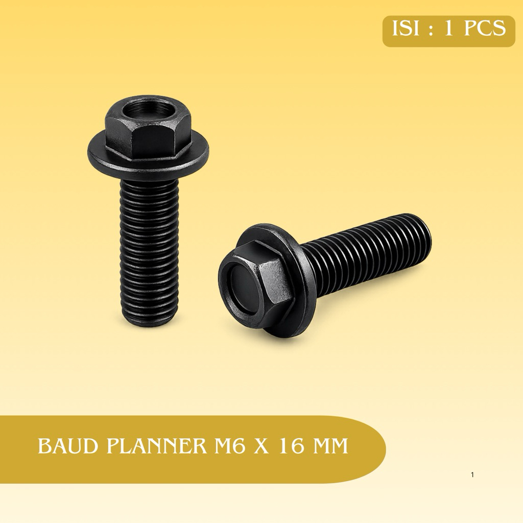 (1 pcs) Baud Baja Planner M9 | Baud Pisau Ketam Hitam Pasah Planner M9