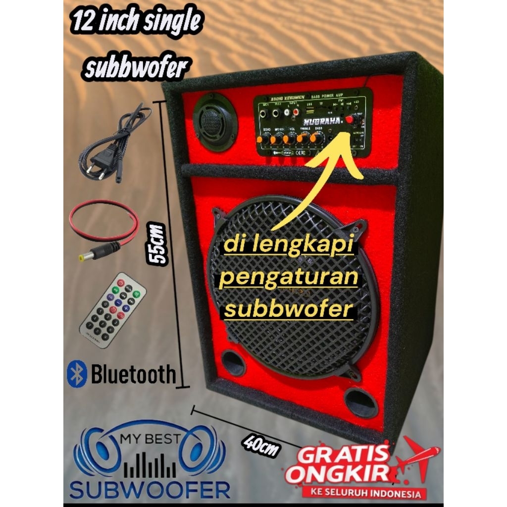 12 inch speaker bluetooth karaoke subwofer bas gler