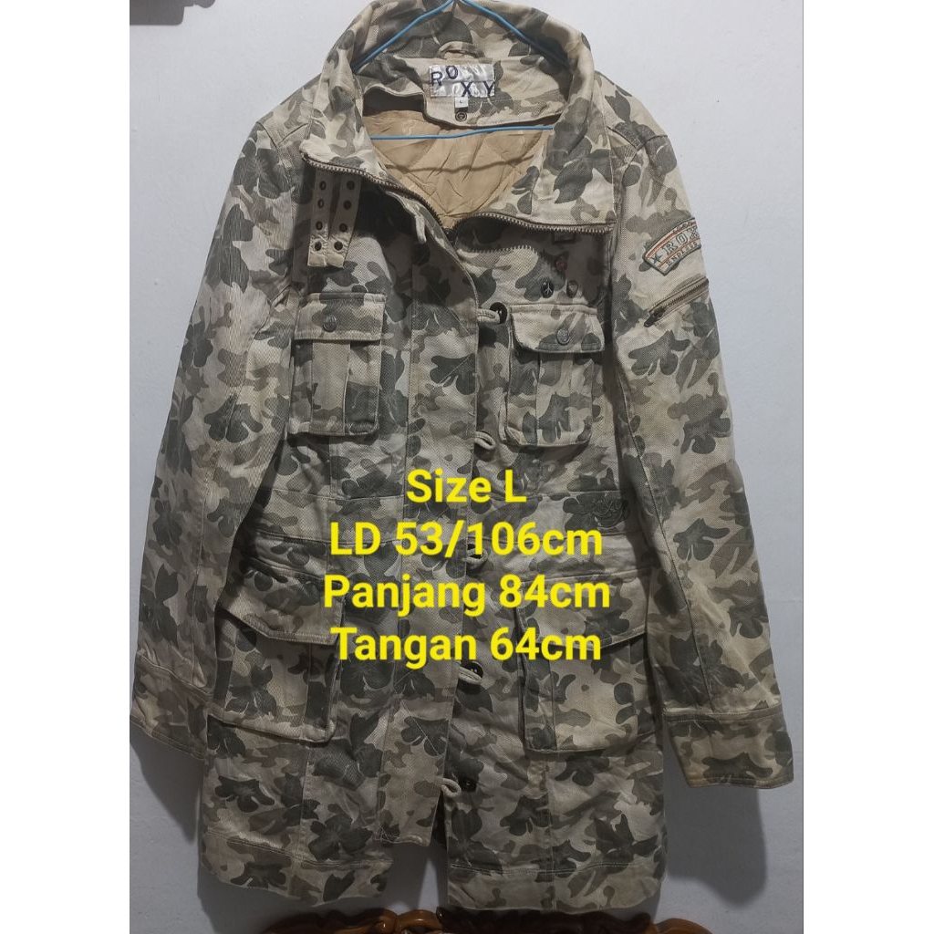 Parka Camo Roxy Model M65 Tebal