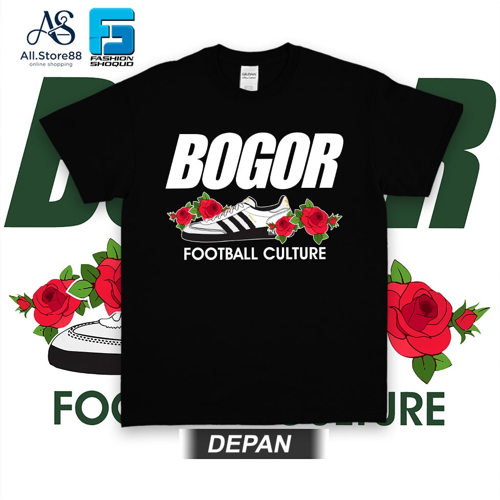 Kaos T Shirt Baju Pria Casual Football Culture Bogor