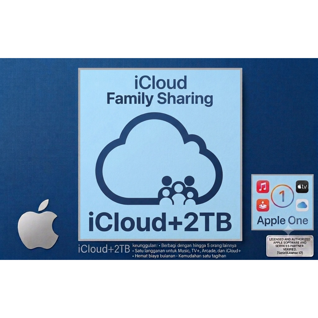 Storage iCloud+ 2TB & Apple One (1 Bulan)