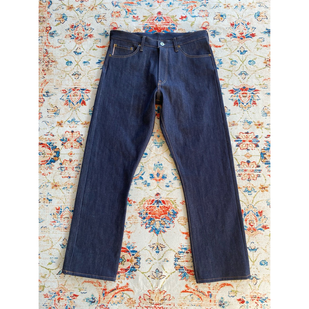 Selvedge denim jeans 16oz pinkline selvedge