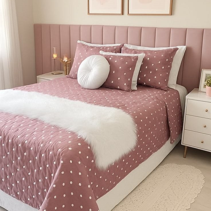 Headboard Tempel Kain Linen Premium Sandaran Kasur Empuk