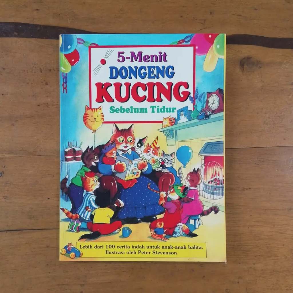 Buku Cerita Dongeng Fabel Vintage Preloved Layak Koleksi Ilustrasi Berwarna Peter Stevenson 5 Menit 