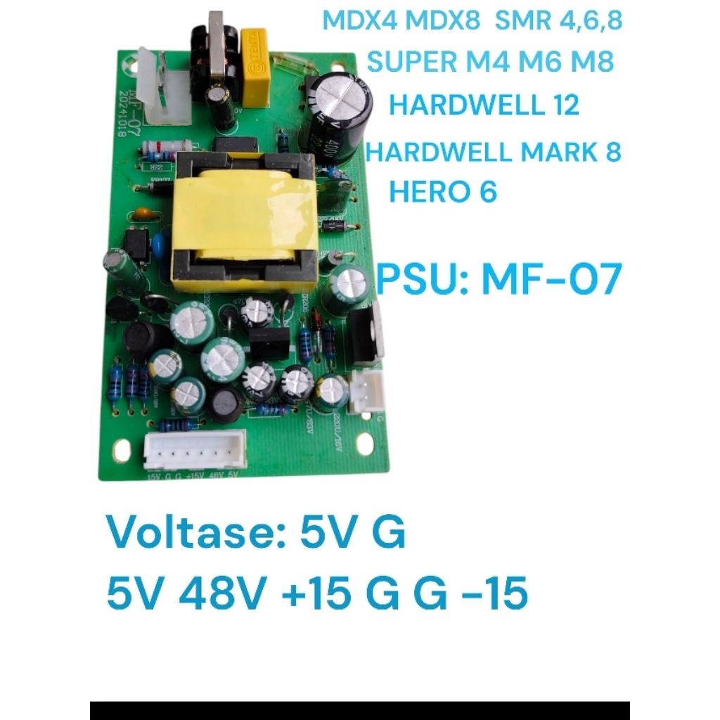 5V PSU MIXER ASHLEY ASLI ORIGINAL MF-07 SUPER M4 M6 M8,AC MATIC, POWER SUPLYY UNTUK MIXER ASHLEY