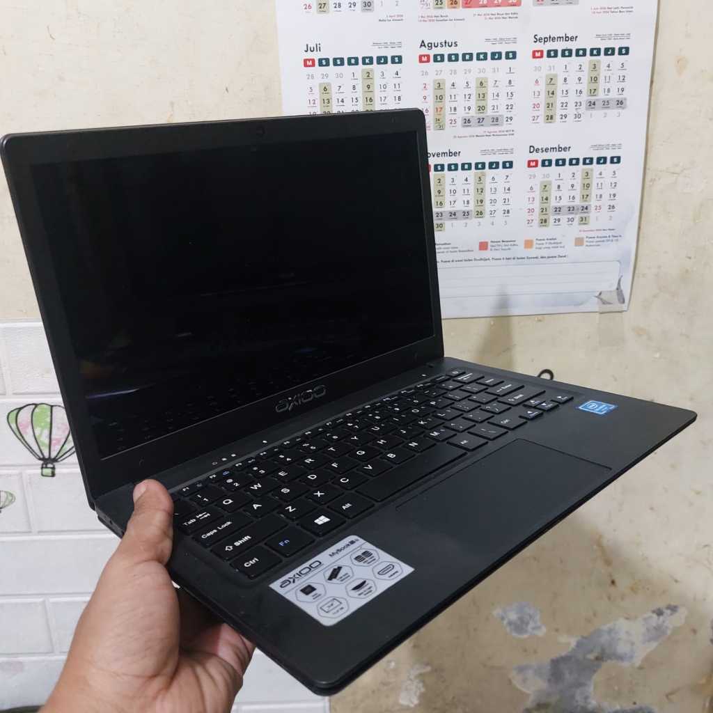 Bahan Axioo Mybook 11G Intel N4020 Ram 4GB Tes Instal Lancar Layar Blank Garis