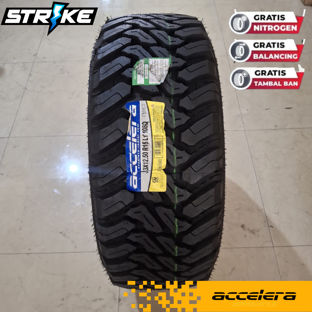 BAN MOBIL ACCELERA M/T-01 33 x 10.5 R15 33x10.5 r15 JUAL BAN MOBIL BATIK KASAR OFFROAD MT