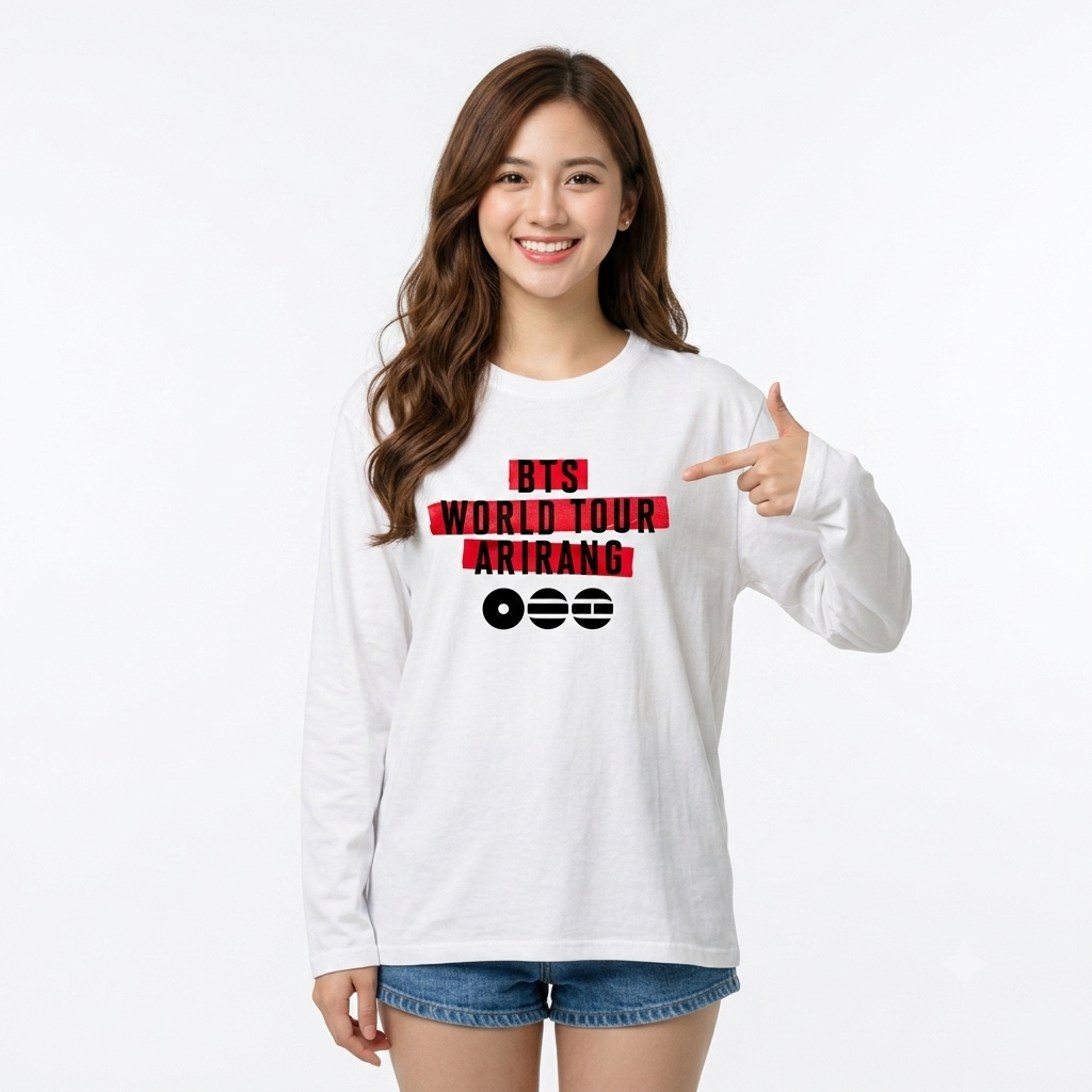 KAOS BTS ARMY - BTS WORLD TOUR ARIRANG - TSHIRT BAJU BTS ARMY