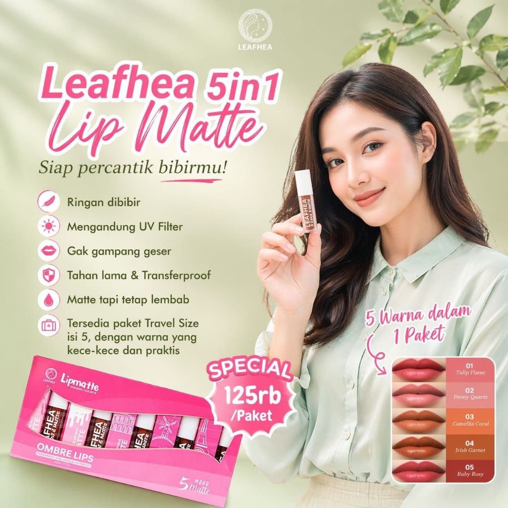 Lipmatte 5in1 Leafhea 1 Paket