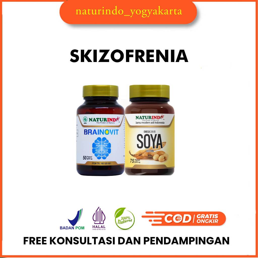 Obat Skizofrenia Anxiety Cemas Berlebih Anti DEPRESAN Brainovit Naturindo