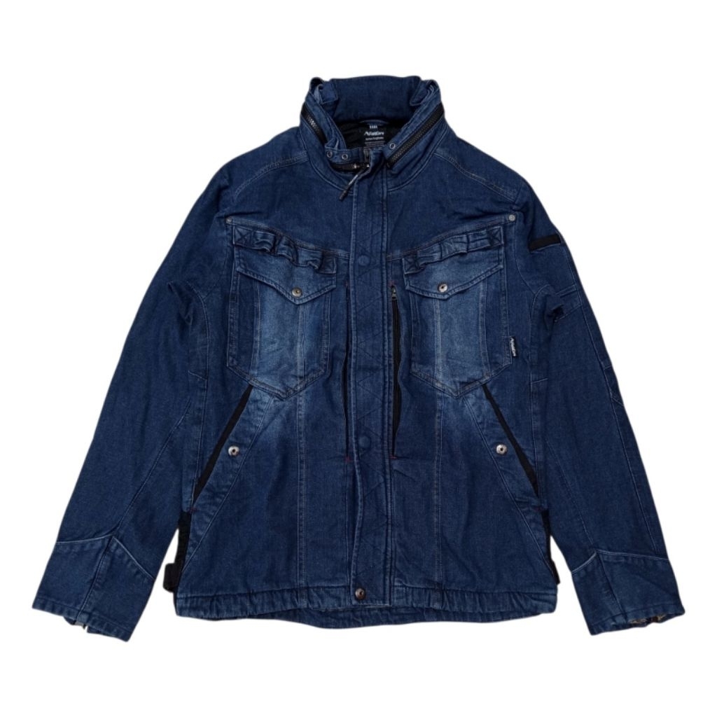 FIELDCORE BIKERS DENIM JACKET 1990s