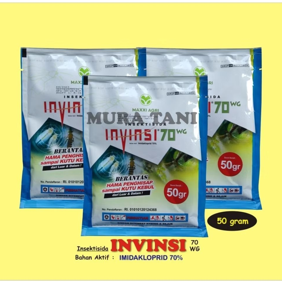 Insektisida Invinsi 50 gram Imidakloprid 70 g/l