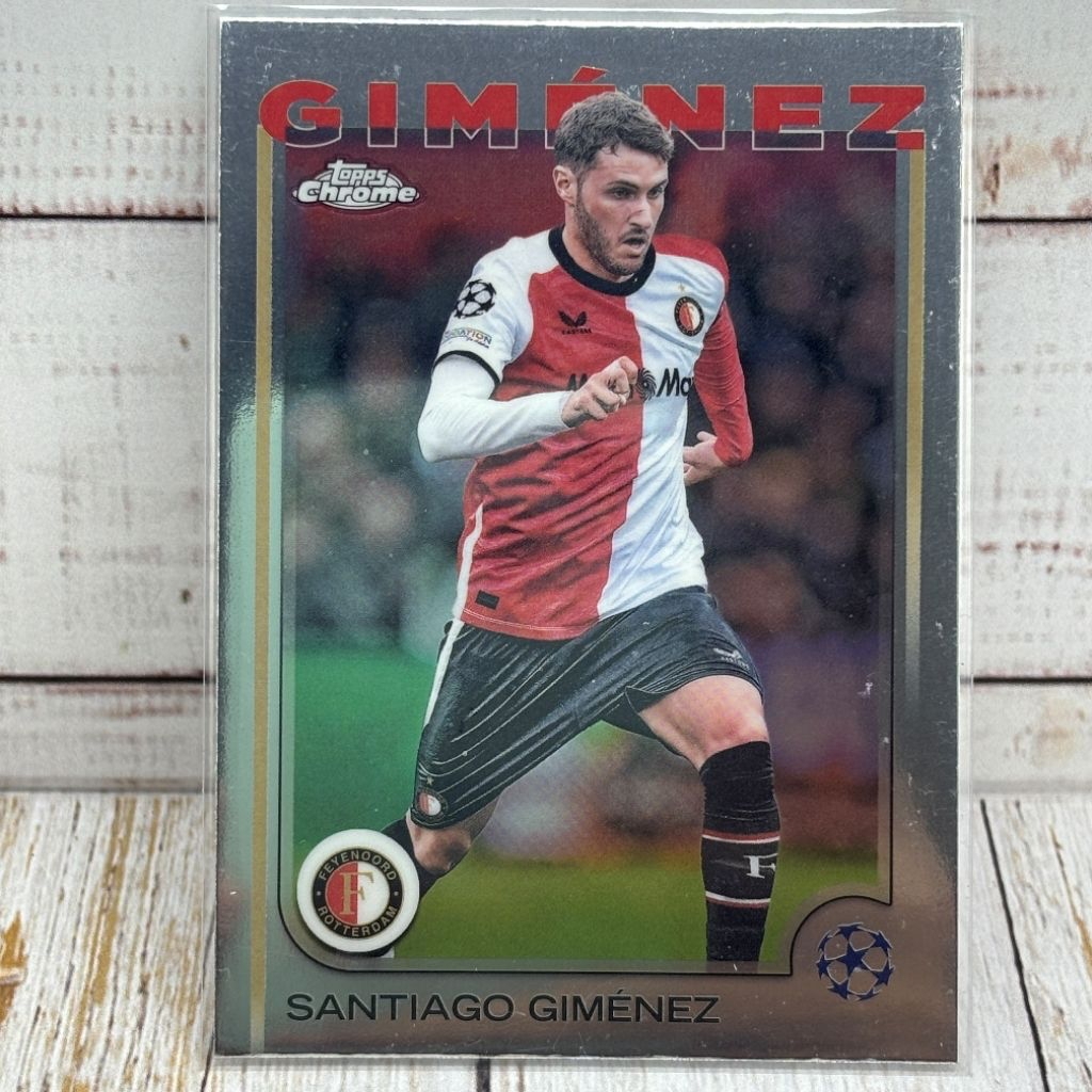 Kartu Bola Gimenez Feyenoord Topps Chrome Original