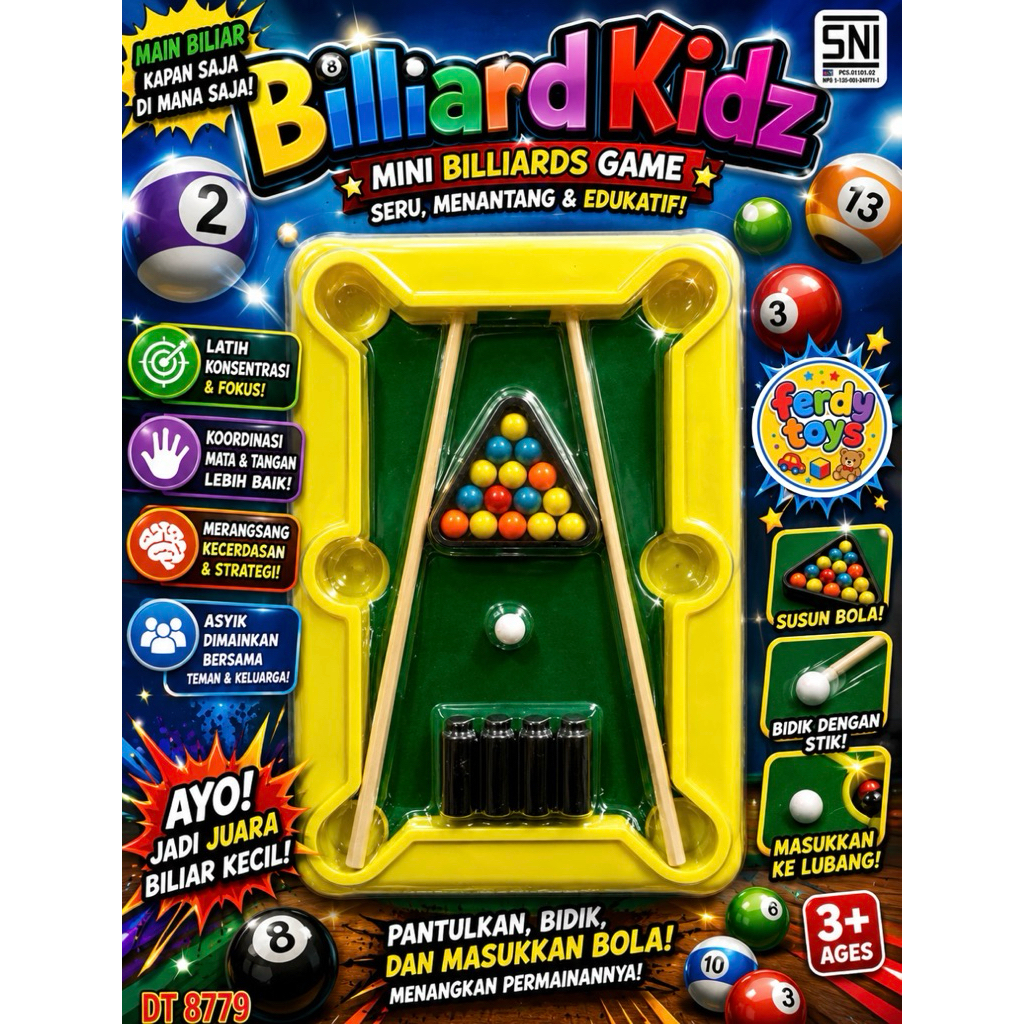 BILYARD GAME - MAINAN ANAK BILYARD