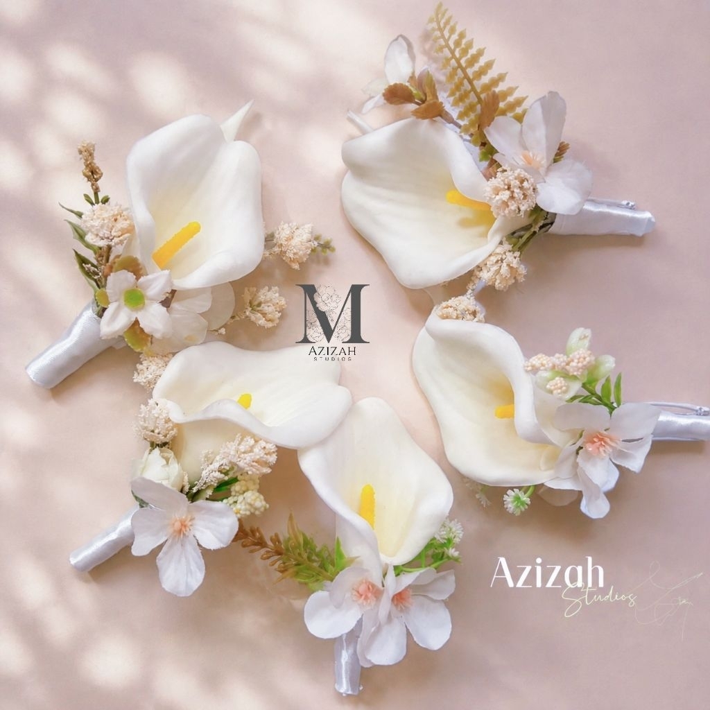 Wedding Corsage Groom Flower - Bros Bunga Jas Wisuda/ Wedding Pria- Bros pengantin