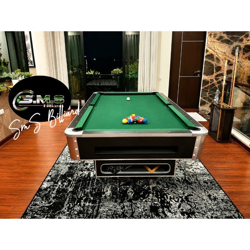 Billiard Table 8, 9 feet full set perlengkapan bermain biliar bilyar pool table snooker