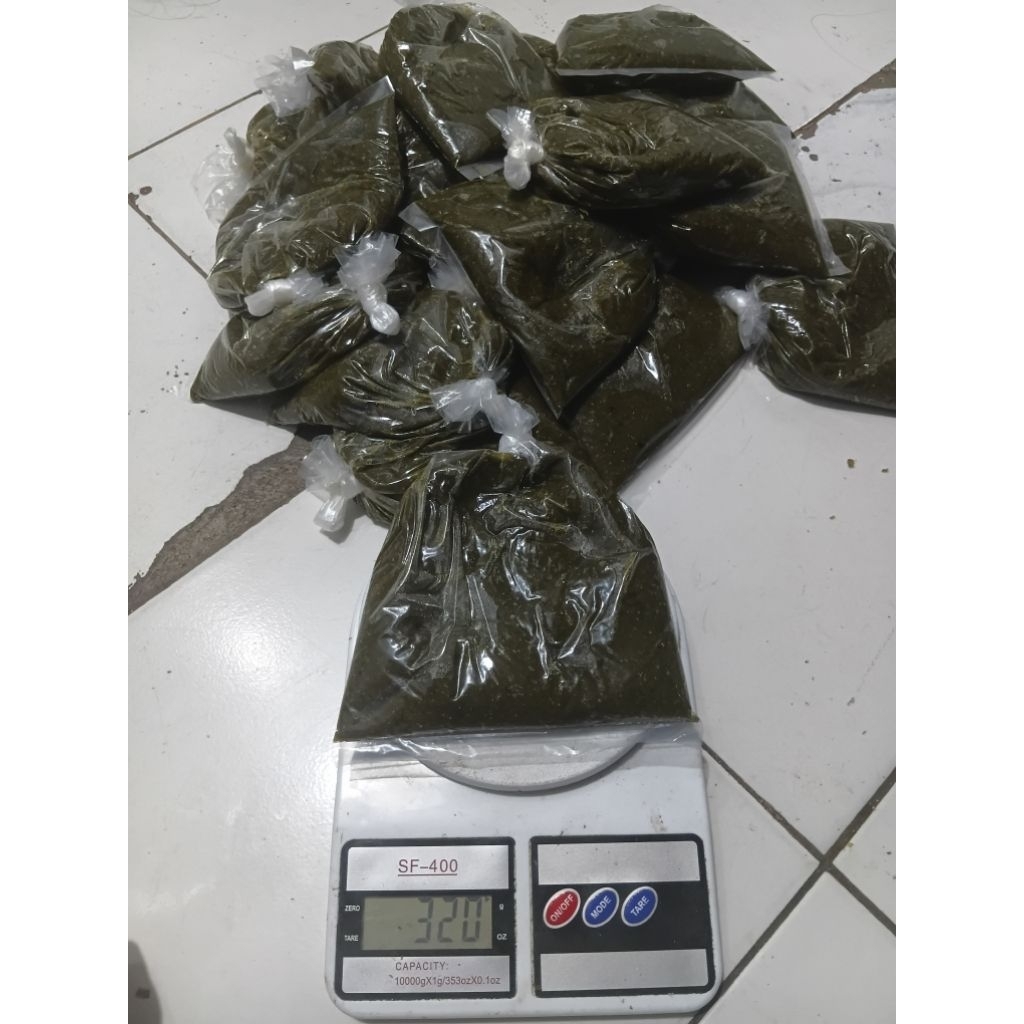 Umpan pancing gt lele ampas chiiken 320gram siap pakai premium sodokan esen daging