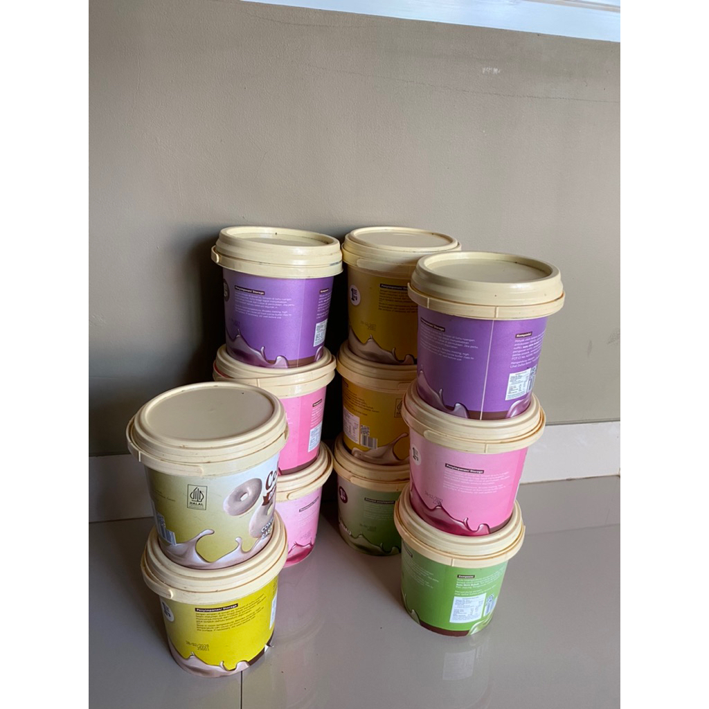 Toples ember bekas 1kg merk collins