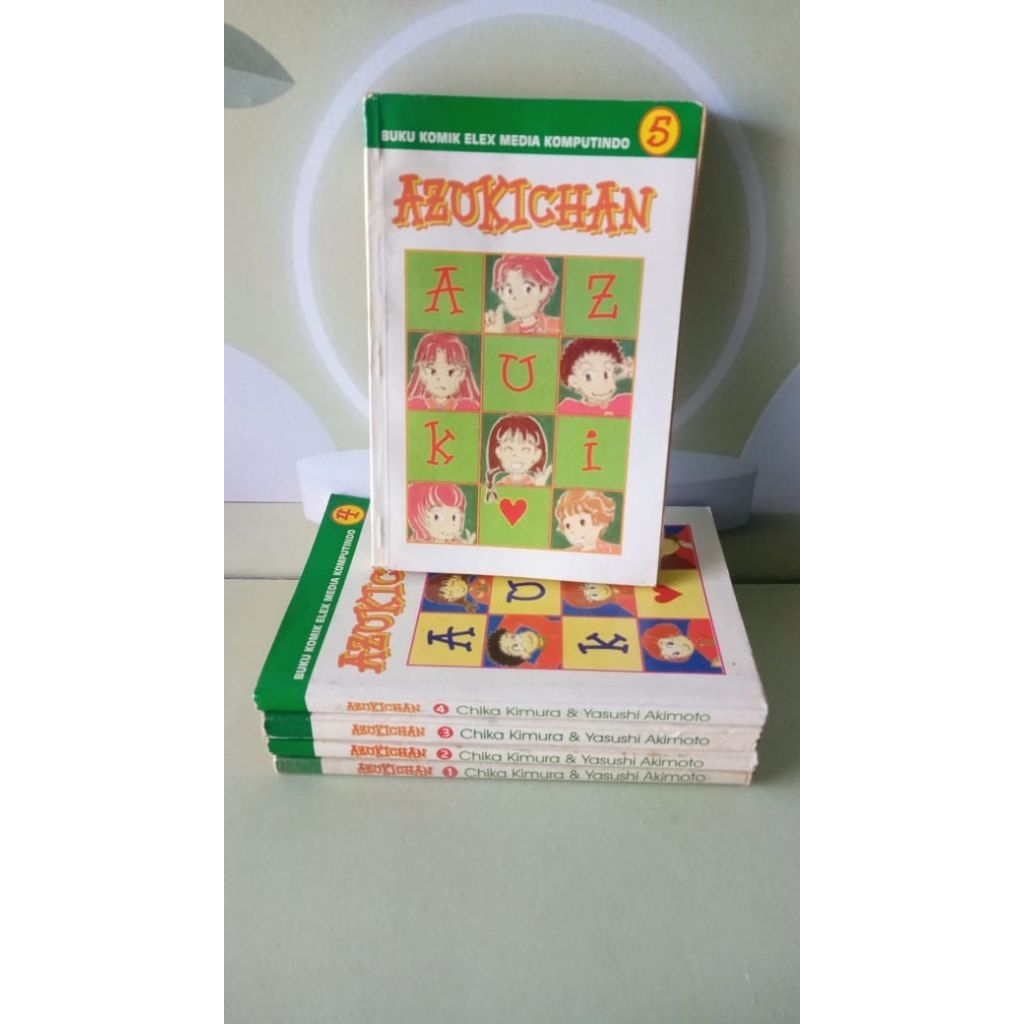 Komik Azuki Chan full set tamat 1-5 original elex