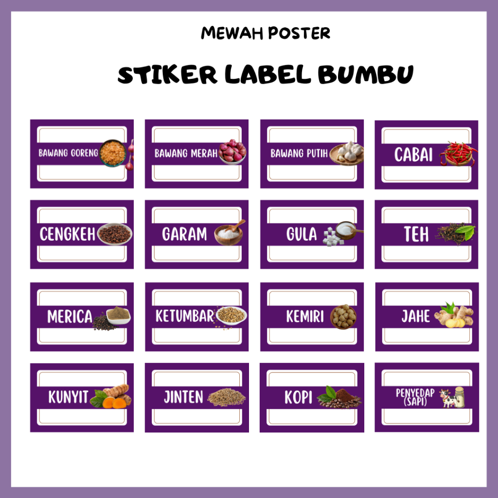 STIKER LABEL BUMBU